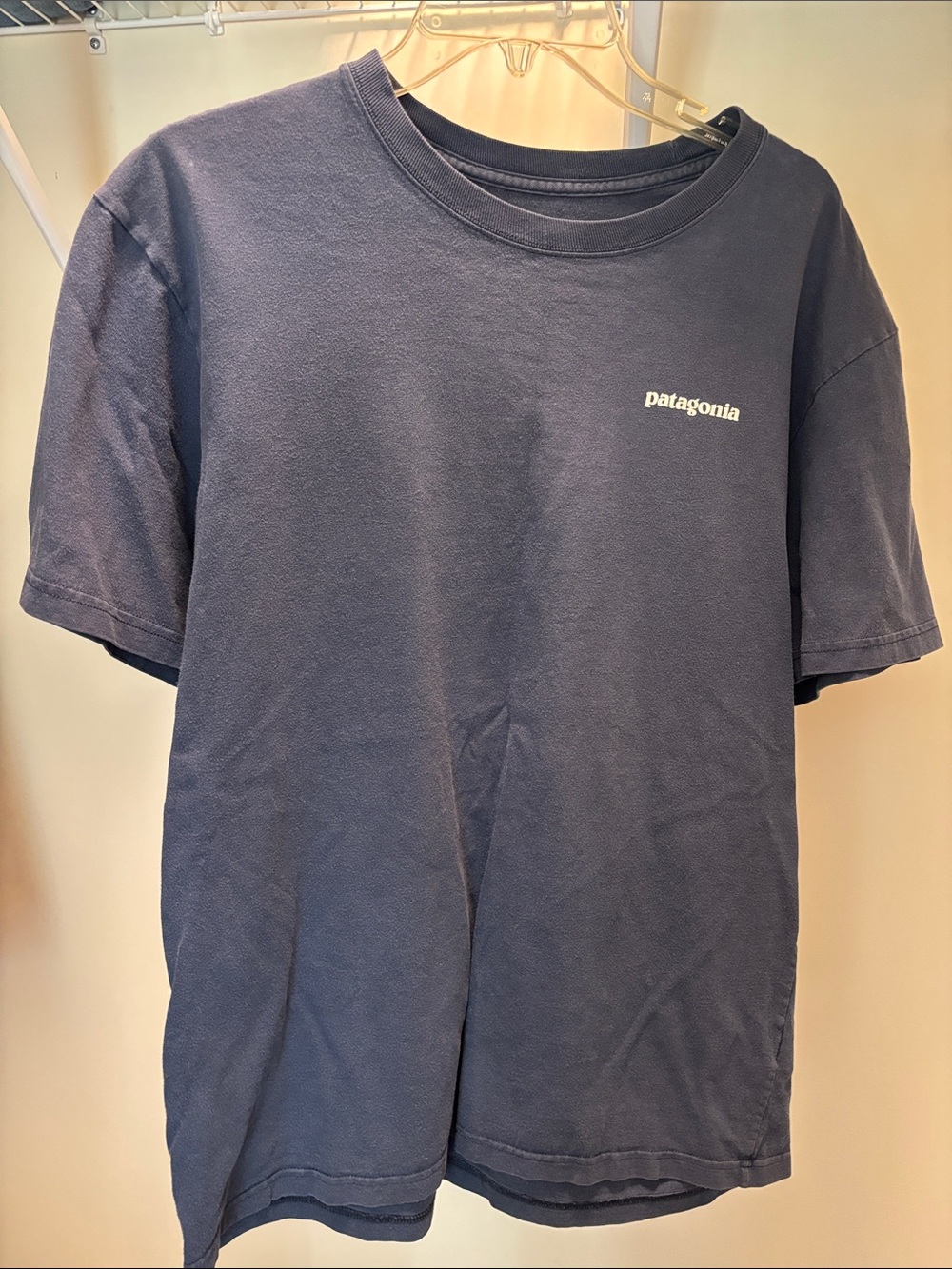 Patagonia Navy Short-Sleeve Logo Tee